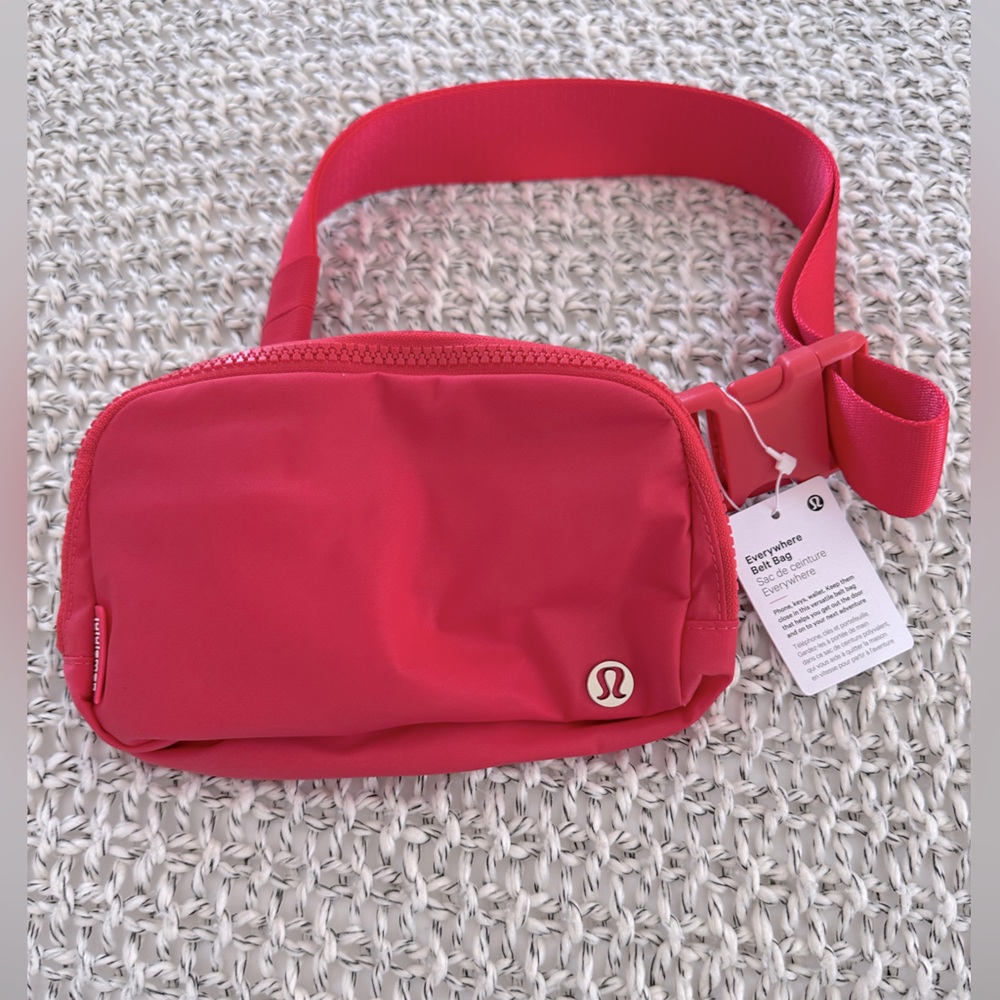 NWT Lululemon Pink Everywhere Belt Bag 1L